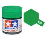 Tamiya 10ml Clear Green acrylic paint # X-25