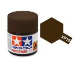 Tamiya 10ml Flat Brown acrylic paint # XF-10