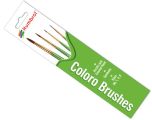 Humbrol Coloro Brush Pack - Size 00/1/4/8 # 4050