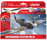 Airfix 1/72 Supermarine Spitfire Mk.Vc Small Beginners Set # 55001