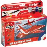 Airfix 1/72 Red Arrows Hawk Beginners Set NEW TOOL # 55002