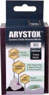Arystox Ceramic Oxide Abrasive Blocks, Grit 80 (Onyx Series) # ABOB802