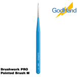 GodHand Brushwork PRO Pointed Brush M w/ Cap Made In Japan # GH-EBRSP-MM