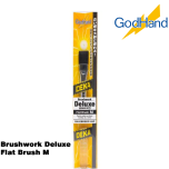 GodHand Brushwork Deluxe Flat Brush M Made In Japan # GH-EBRSDP-HIC