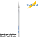 GodHand Brushwork Softest Short Point Brush Made In Japan # GH-EBRSUP-GT 