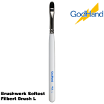 GodHand Brushwork Softest Filbert Brush L Made In Japan # GH-EBRSUP-HML