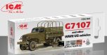 ICM Acrylic Paint Set for G7107 4x4 WWII Army Truck (and other WWII US vehicles) # 3005