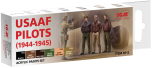 ICM USAAF Pilots (1944-1945) Acrylic Paint Set # 3012