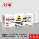 ICM Personal Protective Equipment Acrylic Paint Set x 6 12ml Bottles # 3035