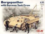 ICM 1/35 BergePanther with Tank Crew # 35342 - Plastic Model Kit