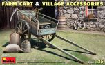 Miniart 1/35 Farm Cart with Village Accessories # 35657