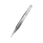 Modelcraft Flat Rounded Stainless Steel Tweezers (120mm) # 2185/2A