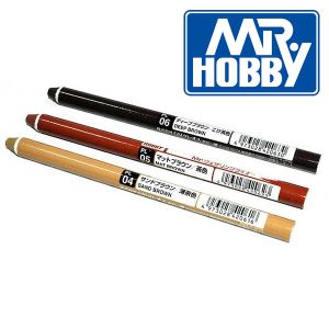 Mr Hobby Weathering Liner Mud Colour Set # PP202