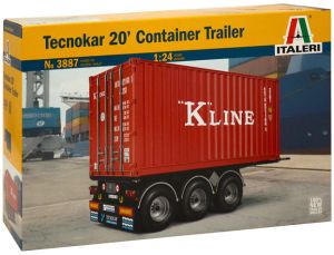 Italeri 1/24 Tecnokar 20' Container Trailer # 3887