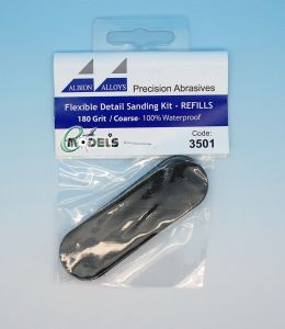 Albion Alloys Flexible Detail Sanding Kit Refill # 3501