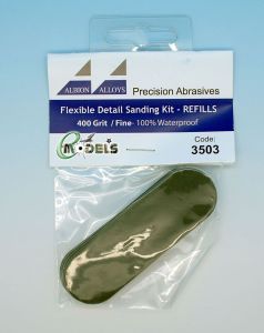 Albion Alloys Flexible Detail Sanding Kit Refill Fine # 3503