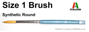 Italeri 1 Brush Synthetic Round # 51204