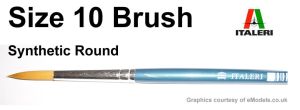 Italeri 10 Brush Synthetic Round # 51213