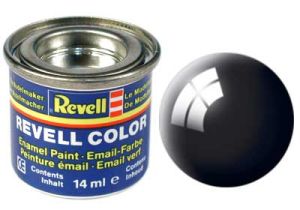 Revell 14ml Black Gloss enamel paint # 7