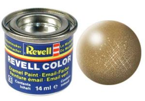 Revell 14ml Brass Metallic enamel paint # 92