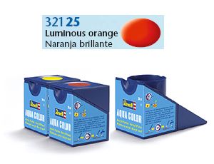 Revell Aqua Color - Luminous Orange Matt, # 25