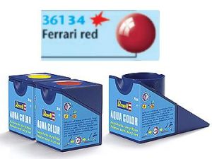 Revell Aqua Color - ferrari red, gloss # 34