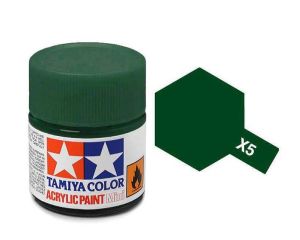 Tamiya 10ml Green acrylic paint # X-5