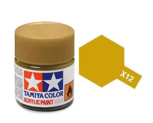 Tamiya 10ml Gold Leaf acrylic # X-12