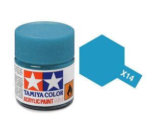 Tamiya 10ml Sky Blue acrylic paint # X-14