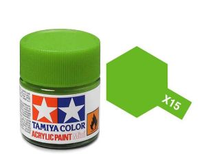 Tamiya 10ml Light Green acrylic paint # X-15