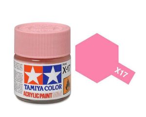 Tamiya 10ml Pink acrylic paint # X-17