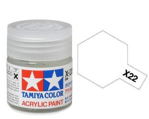 Tamiya 10ml Clear acrylic paint # X-22