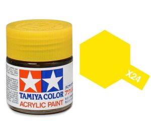 Tamiya 10ml Clear Yellow paint # X-24