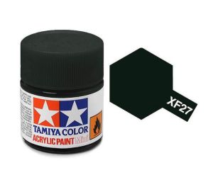 Tamiya 10ml Black Green acrylic paint # XF-27