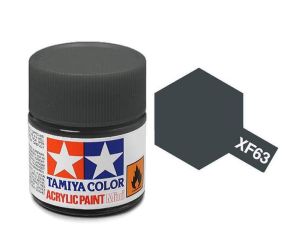 Tamiya 10ml German Grey acrylic paint # XF-63