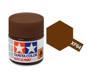 Tamiya 10ml Red Brown acrylic paint # XF-64