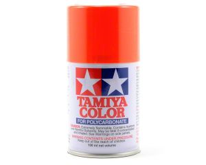 Tamiya 100ml PS7 Orange Polycarbonate Spray Paint # 86007