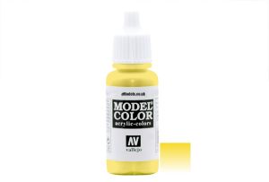 Vallejo 184 17ml Transparent Yellow Acrylic Paint # 937