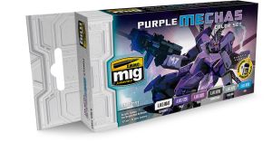 Ammo by Mig Jimenez Purple Mechas Color Set # 7157