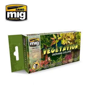 Ammo Mig Jimenez Vegetation Diorama Colors Paint Set # 7176