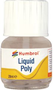 Humbrol 28ml Liquid Poly Cement / Glue With Brush # AE2500