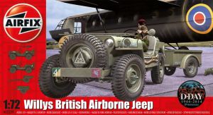 Airfix 1/72 Willys British Airborne Jeep # 02339 - Plas