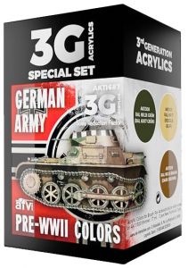 AK Interactive 3rd Gen German Army Pre-WWII Colours # 11687