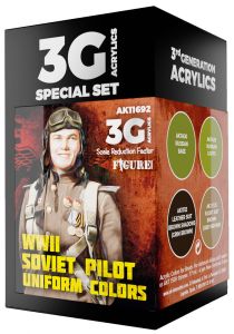 AK Interactive 3rd Gen WWII Soviet Pilot Uniform Colours # 11692