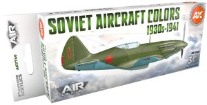 AK Interactive 3rd Gen Soviet Aircraft Colours 1930s-1941 # 11740