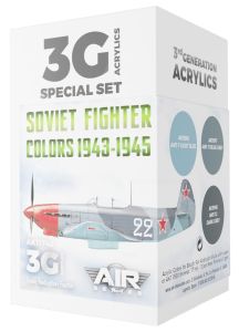 AK Interactive 3rd Gen Soviet Fighter Colours 1943-1945 # 11742