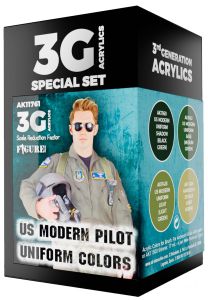 AK Interactive 3rd Gen US Modern Pilot Uniform Colours # 11761