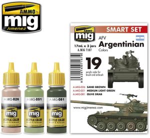 Ammo by Mig Jimenez AFV Argentinian Colors Set [19] # 7167
