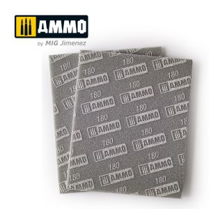 Ammo Mig Jimenez Sanding Sponge Sheet (180) # 8556