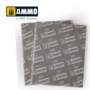 Ammo Mig Jimenez Sanding Sponge Sheet (280) # 8558